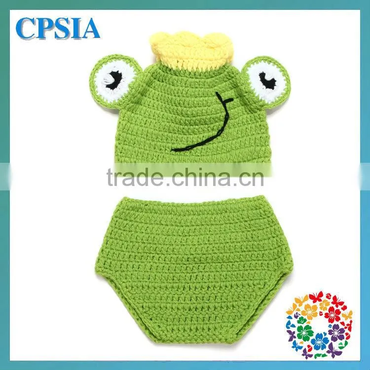Beautiful Crochet wool knit hats beanie with infant diaper covers
