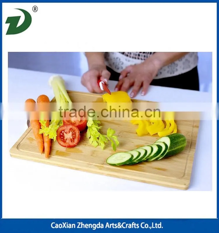 Natural solid Olivewood cutting board with handle wooden cutting board with ring round board