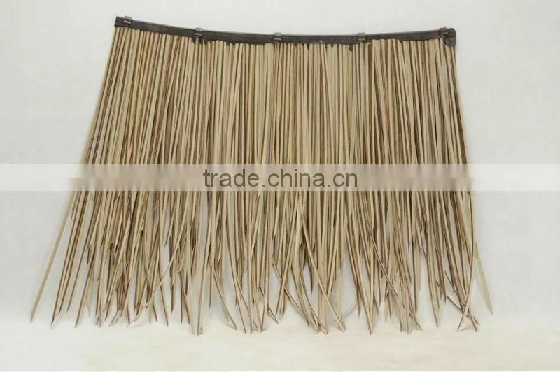 High quality good flexibility synthetic thatch roof for Decorations_ GreenShip