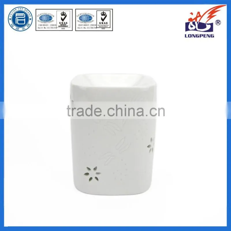 2016 Eco-Friendly Elegant White Home Decorative Ceramic Incense Oil Burners
