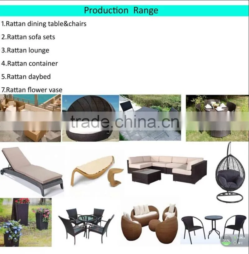 Best selling garden dining set rattan dining quare table and chair set cheap outdoor wicker furniture