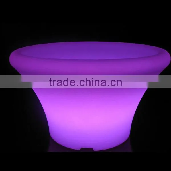 2016 hot sale factory outlet led ice bucket with infrared remote control