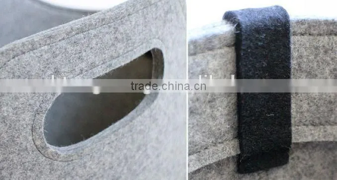 100% Industrial Felt Laundry Basket/ Felt Laundry bag (TM-FT-022)