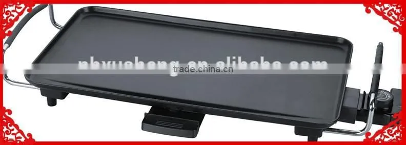 cast iron homeuse griddle pan 2000w
