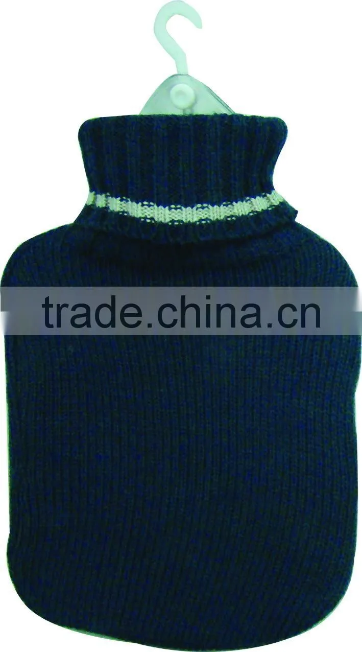 Snow chirstmas Knitted Hot water bottle cover factory
