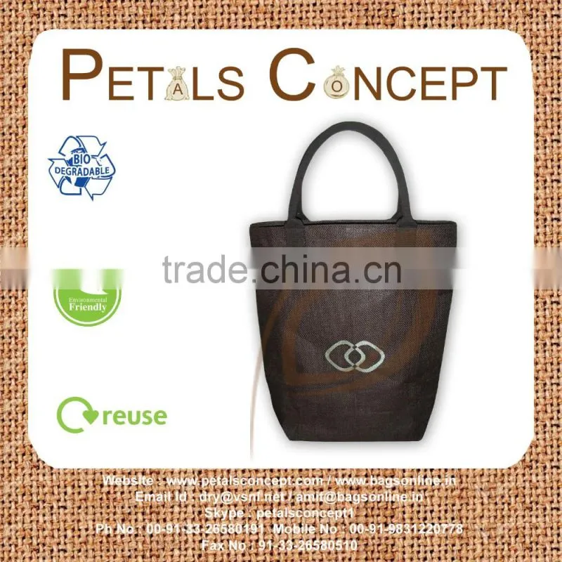 Jute Screen Printed Promotional Bag