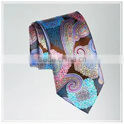 2015 Customized Top Quality Digital Printing 100% Silk Satin Fashion Casual Dresses New Design
