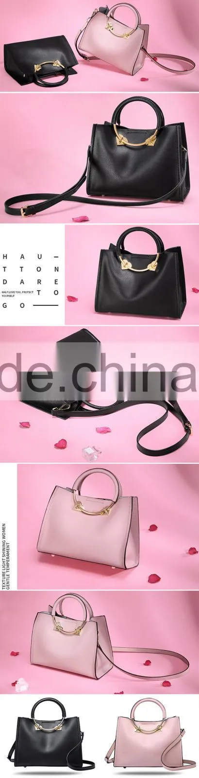 Top Selling Popular Pure Color Women Messenger Handbags High Quality Genuine Split Cow Leather Single Shoulder Bags For Ladies
