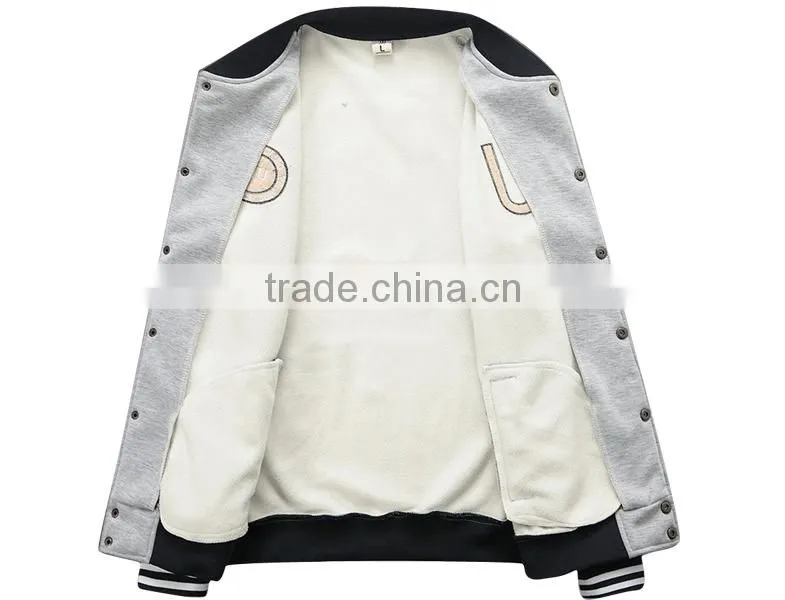 2015 fashion European brand fleece models jackets for men