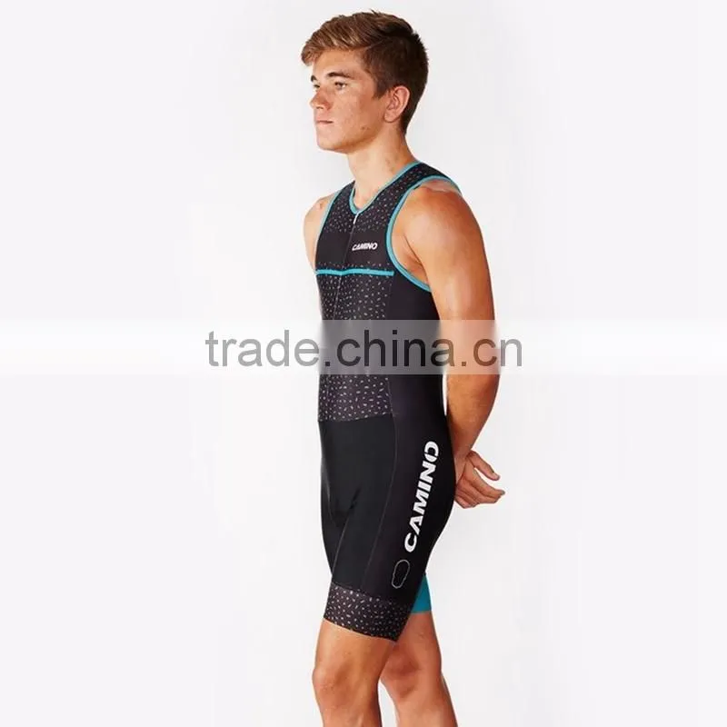 Custom ClubTriathlon Suit For Swimming Running Cycling Jersey Suit Sleeveless