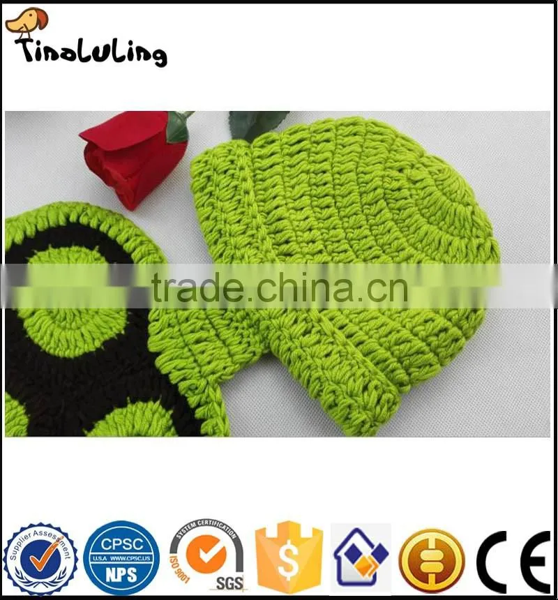 Wool Handmade Crochet Baby Photography Newborn Cap Knitted Crochet Props Turtle Suits