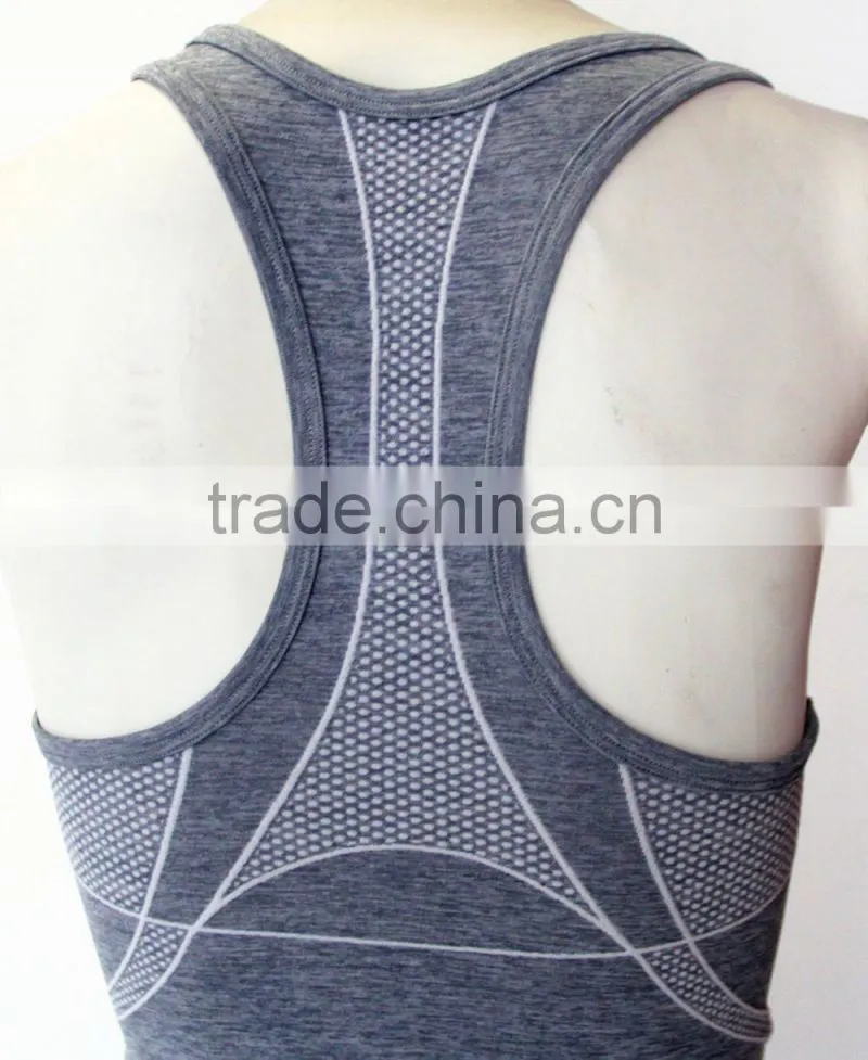latest fashion seamless mens tank top