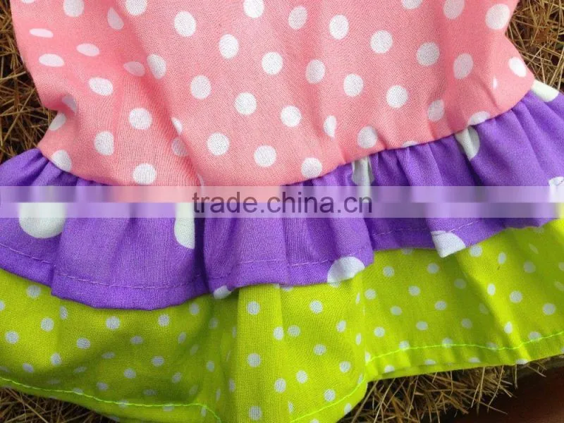 2015 new easter chevron pant set outfits with matching necklace and headband