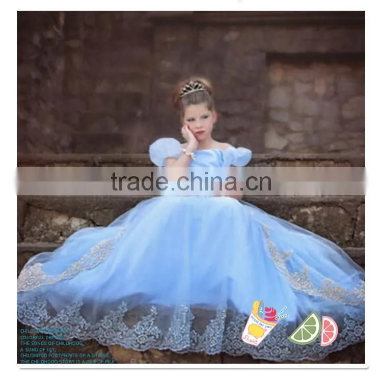 kid Romantic Party Dress Wedding Ball Gown dress Bridal Evening dress Pageant Bridesmaid dress kids party dresses