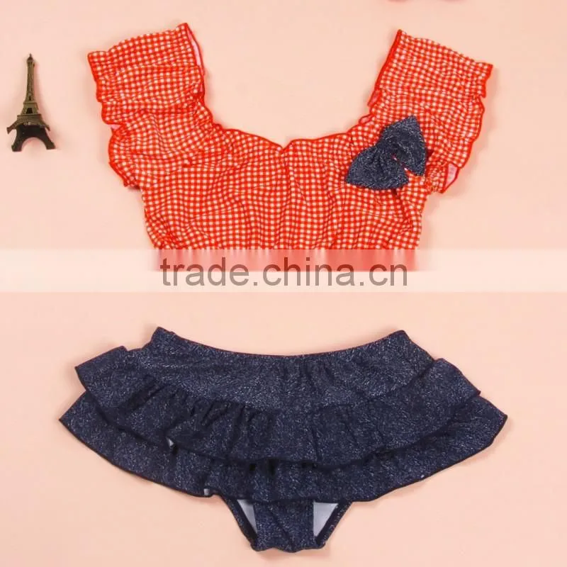 Children's swimsuit girls swimsuit baby split swimsuit