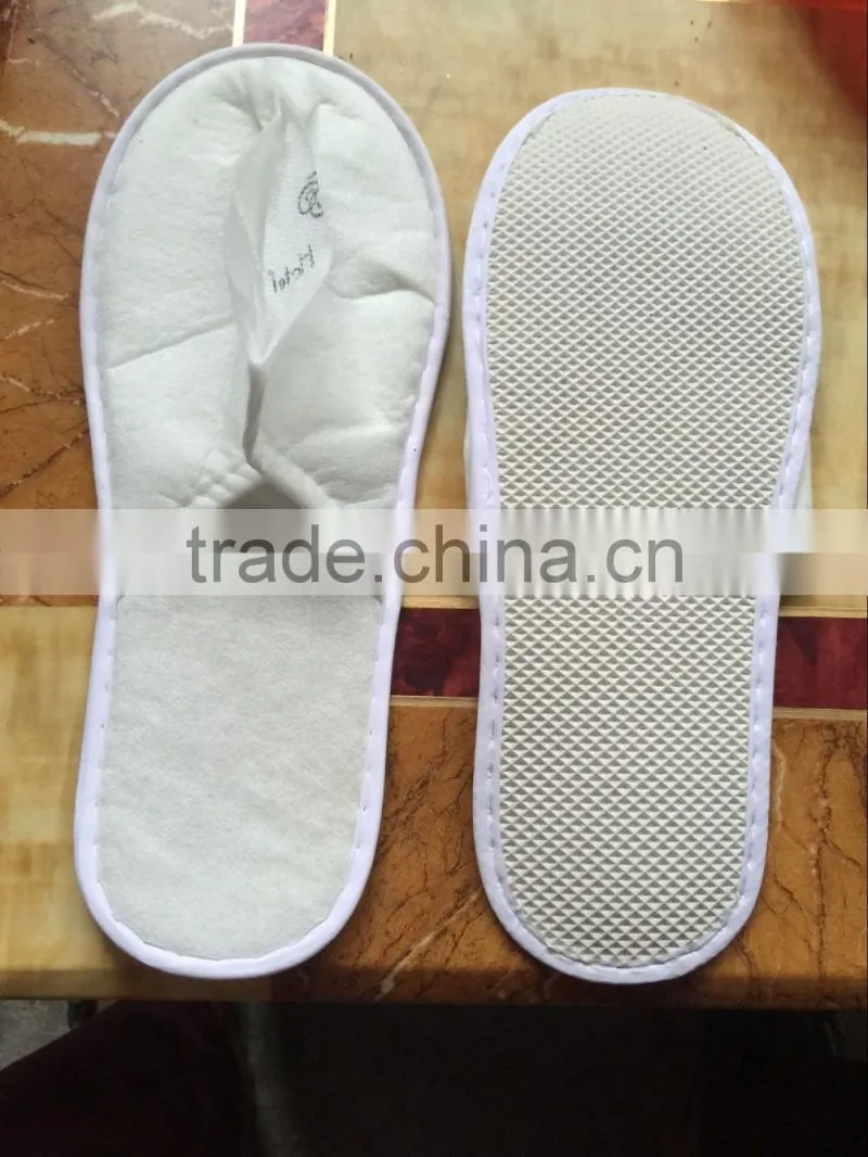 Cheap hospital disposable slippers EVA custom white one time use slippers