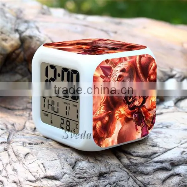 Wholesale Digital alarm clocks, League Of Legends Digital clock for sale, cheap price alarm clock