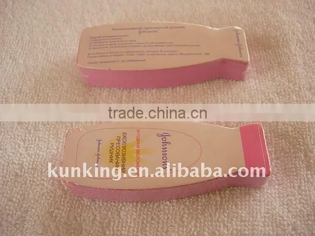 100%cotton compressed bottle shaped terry towel