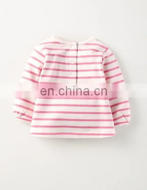 Animal friends baby jersey play set children wear hot sale girls wear sets