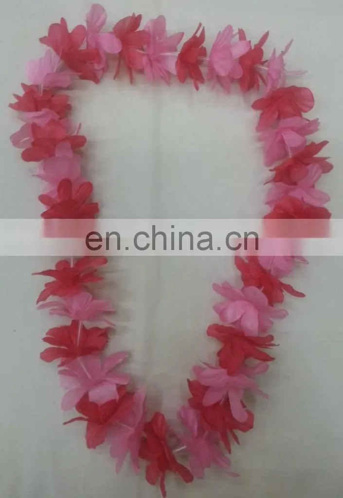 Hawaiian Luau Jumbo Silk Flower Leis Tropical Party