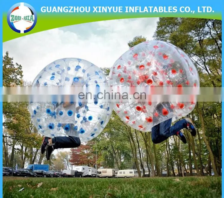 Wholesale price bubble soccer football inflatable human hamster ball bumper