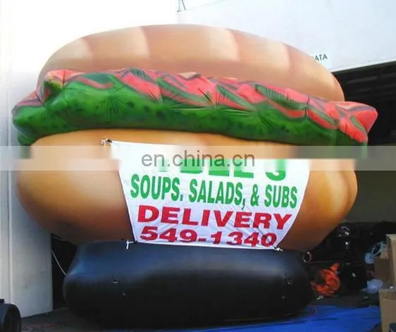 2013 Hot-Selling inflatable hamburger for advertisment/promotion
