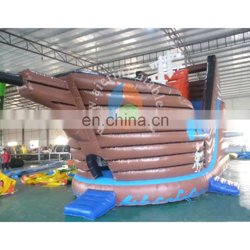 Hot sale inflatable pirate ship for fun,giant inflatable slide for kids,inflatable bouncing house