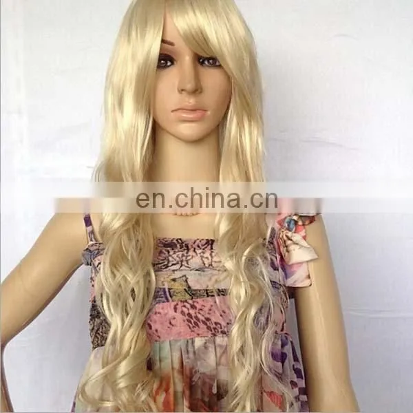 Fashion trends in Europe and the exotic style gold curly wig products