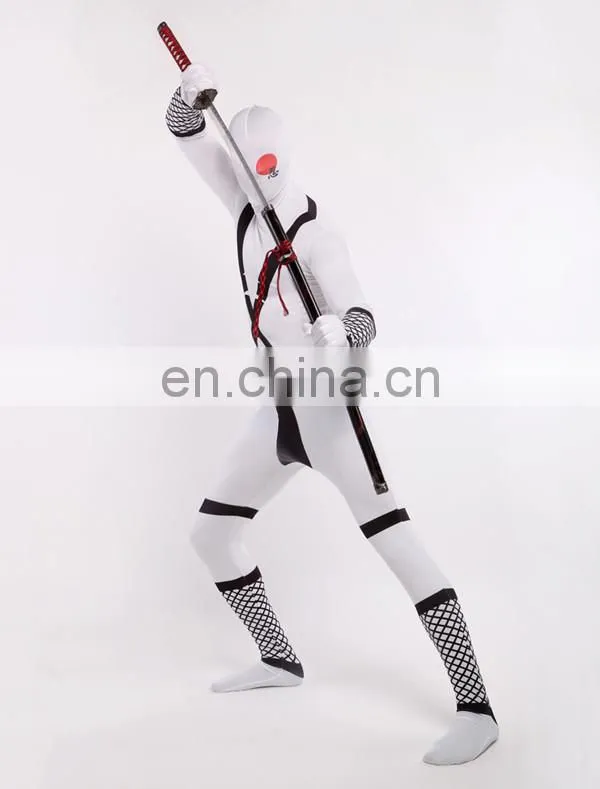 Ninja Costume Adult Full Body Suit 2nd Skin Zentai Halloween Fancy Dress