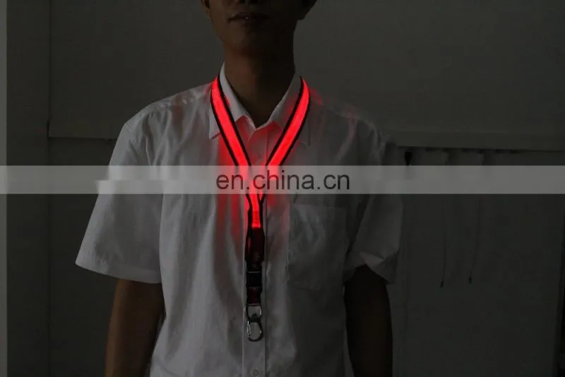 NEW arrival led lanyards custom bottle opener lanyard led christmas lanyards
