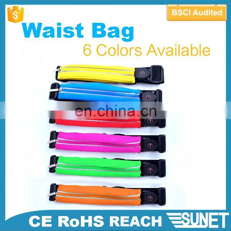 fanny pack wholesale led safety running Light Sport Waist Bag