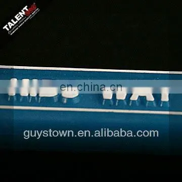 custom garment brand name logo string lock seal tag