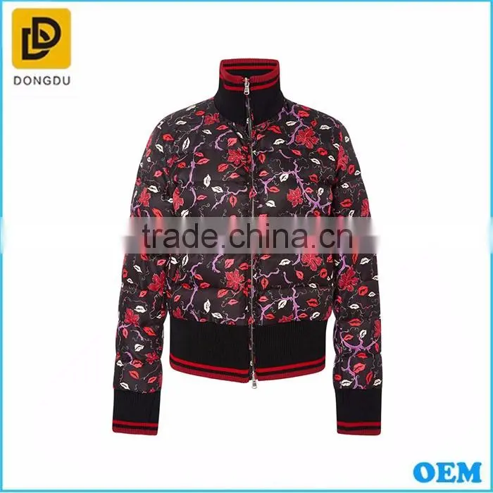 2016 new style european ultra light winter down jacket women
