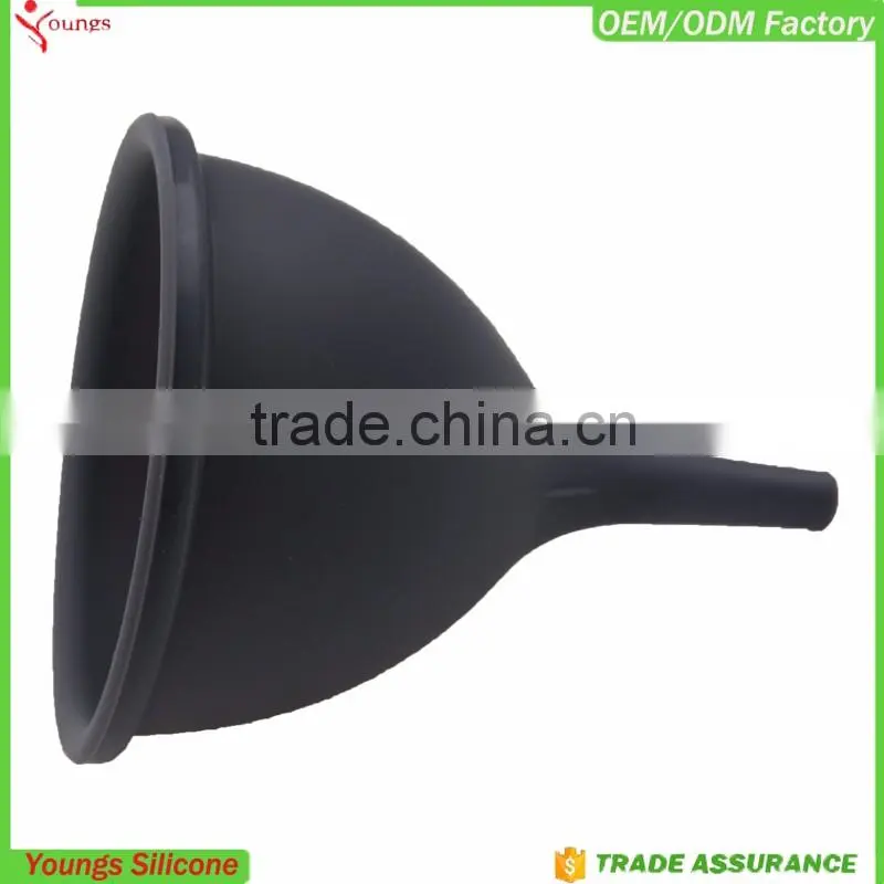 China supplier silicone kitchen tools wide mouth funnel jam funnel cooking funnel