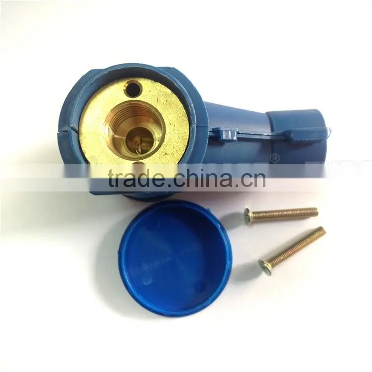 Lowest price bule Malleable compression brass fitting plumbing union for pex gas pipe
