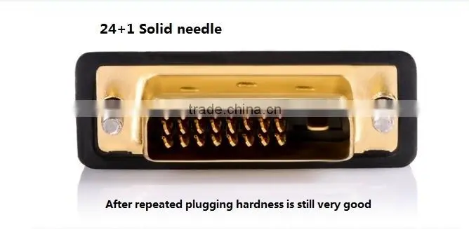 GOOD COMPATIBILITY 24+1 MALE TO MALE DVI CABLE FOR COMPUTER/TV
