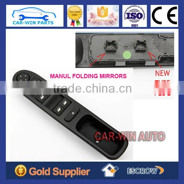 BRAND NEW window switch for Peugeot 307 NEW MANUL MIRROR, AUTO ELECTRIC WINDOW LIFTER SWITCH CONSOLE FOR PEUGEOT 307