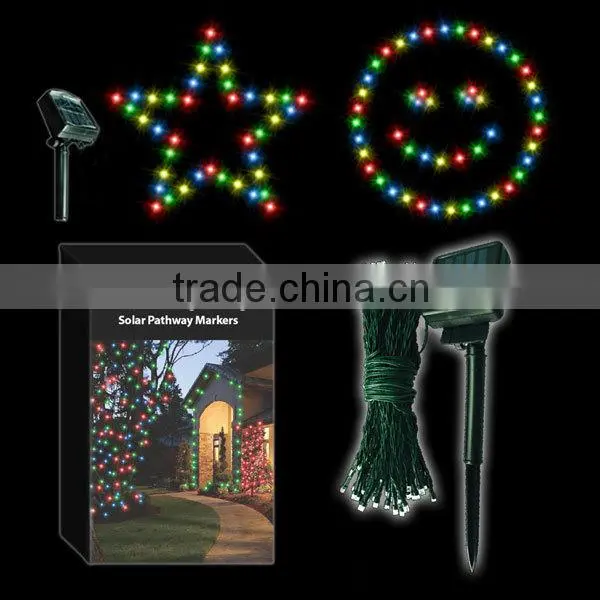 100 LED Crystal Ball Solar Powered Outdoor Fairy String Lights for Garden
