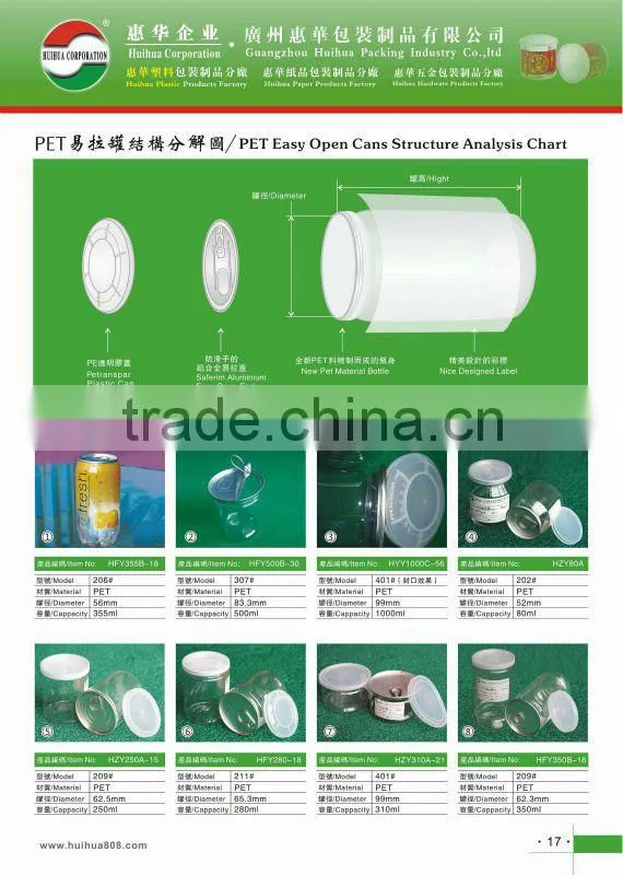 PET Plastic Food Container
