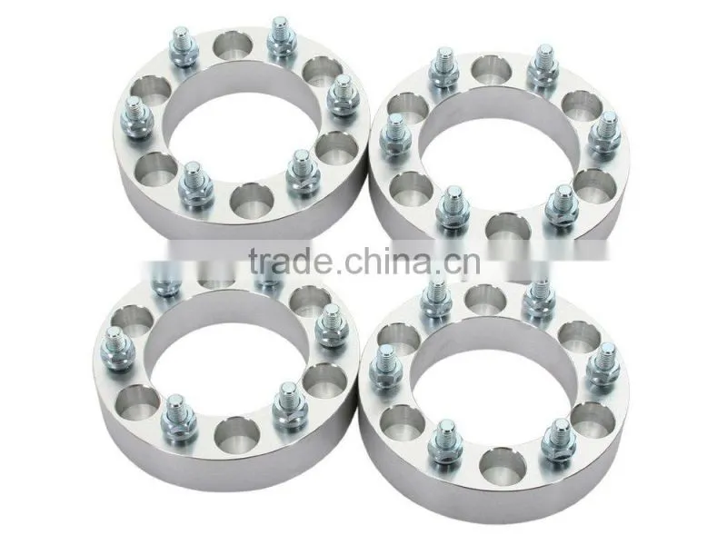 1" 6x5.5 to 6x5.5 (6x139.7 to 6x139.37) Wheel Spacers 12x1.5 studs for Dodge Hummer Toyota