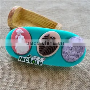 F1014 Fondant decorating molds Silicone skull scary cake tools easy demold