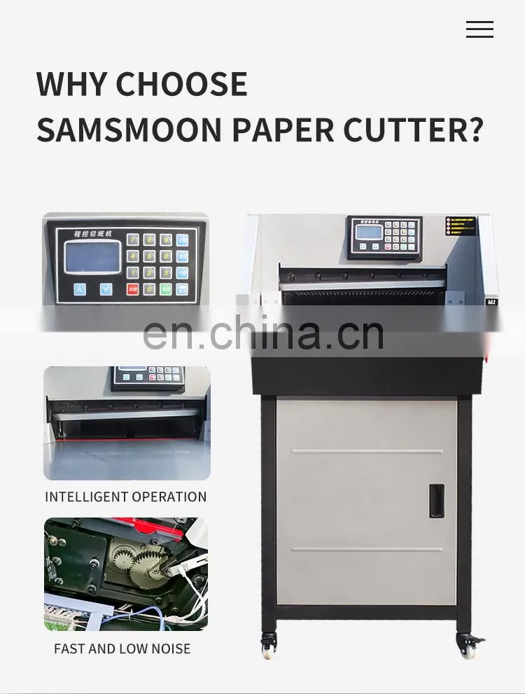 Factory Wholesale High Precision Electric Guillotines Paper Book Cutting Machine With LCD