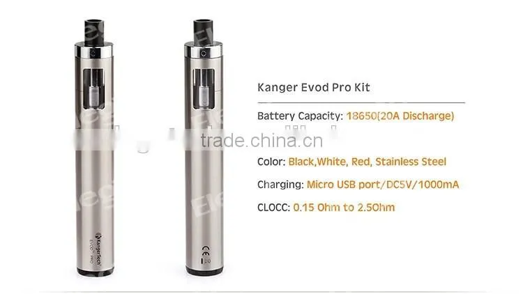 2016 Latest Wholesale Original Kanger eVod Pro Kit with 18650 Battery,Kanger eVod Pro