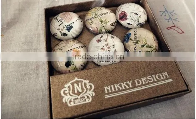 souvenir glass fridge magnet, crystal fridge magnet gift box