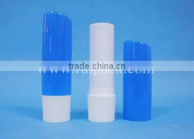 AS plastic chromatic colour overcap for keychain hole lip balm container
