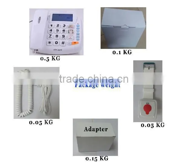 telefon fixed telephone sos emergency telephone for senior sos emergency telephone with watch controller