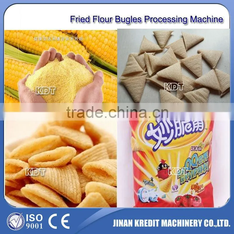High Quality Automatic Fried Flour Bugles Productin Line