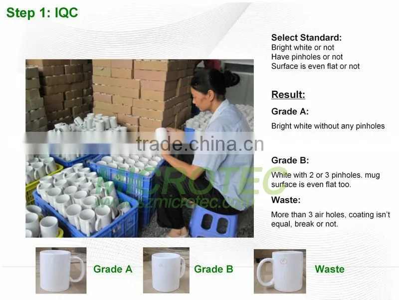 11oz white transfer Caneca
