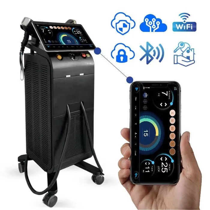 Professional platinum diode ice laser hair removal machine titanium body face painless 808nm 755nm 1064nm device skin care