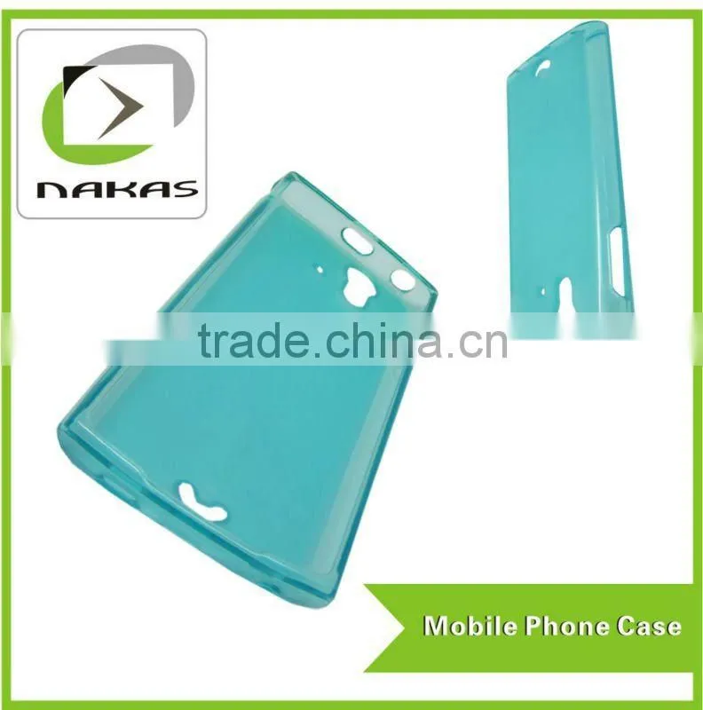 Varity color resonable price TPU pouch mobiel phone case for Sony MT18i cellphone case